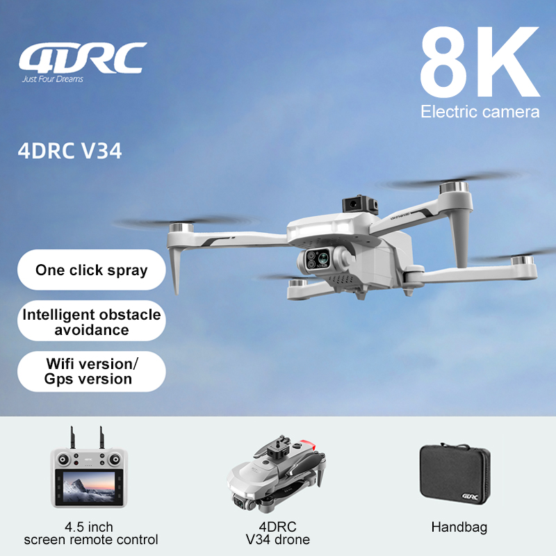 2025 New V34 Drone 8K Camera P - đánh giá và giá Rc Helicopter Case