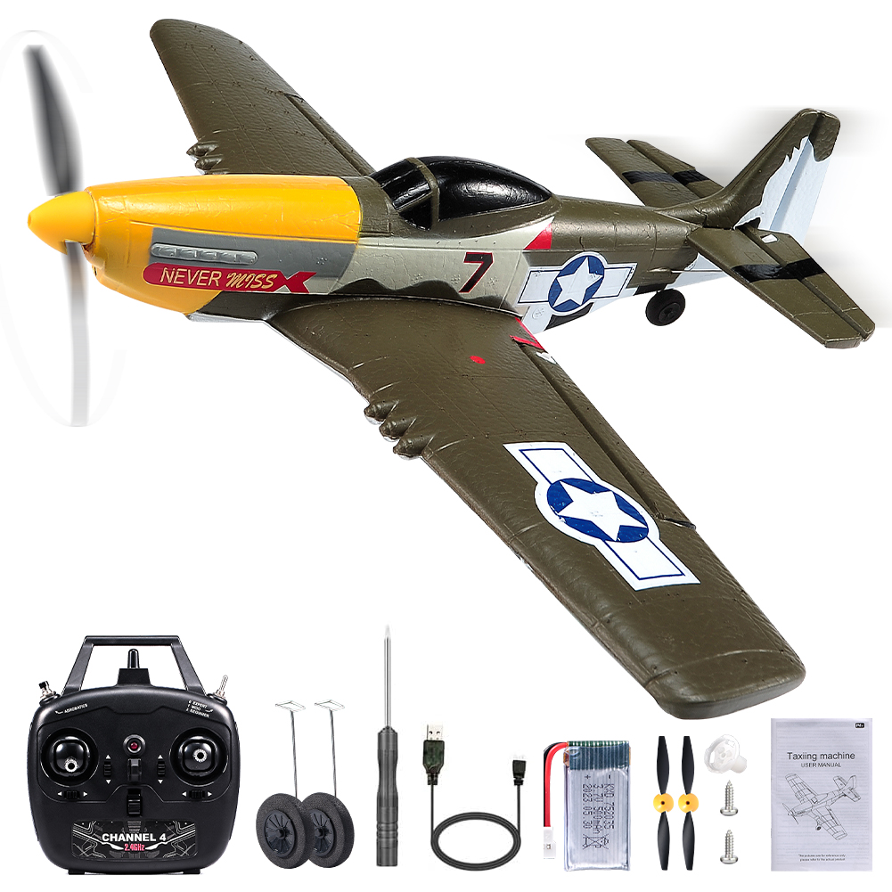 RC Plane P51 Mustang 2.4G Radi - đánh giá và giá Rc Helicopter Large