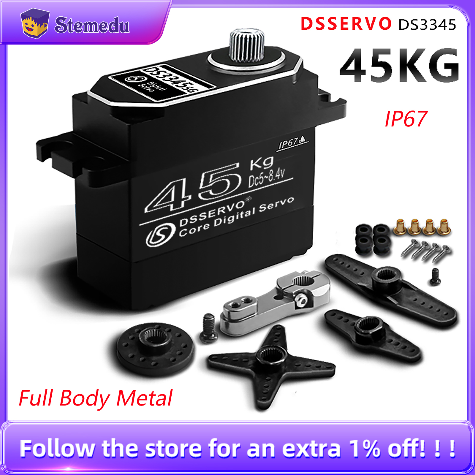 Dsservo IP67 Waterproof Servo  - đánh giá và giá Rc Helicopter Servo