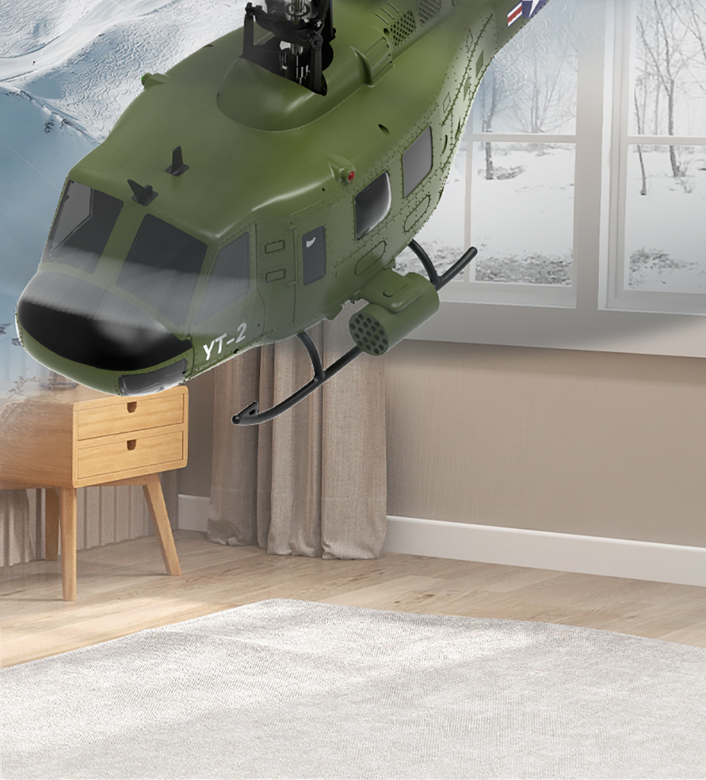 YUXIANG F07 UH-1 Aileronless H - đánh giá và giá Rc Helicopter Gyro