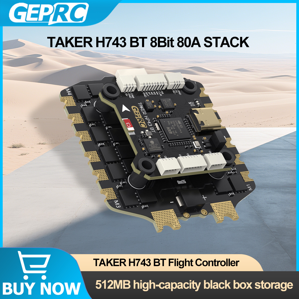 GEPRC TAKER H743 BT 8Bit 80A S - đánh giá và giá Rc Helicopter Remote Control
