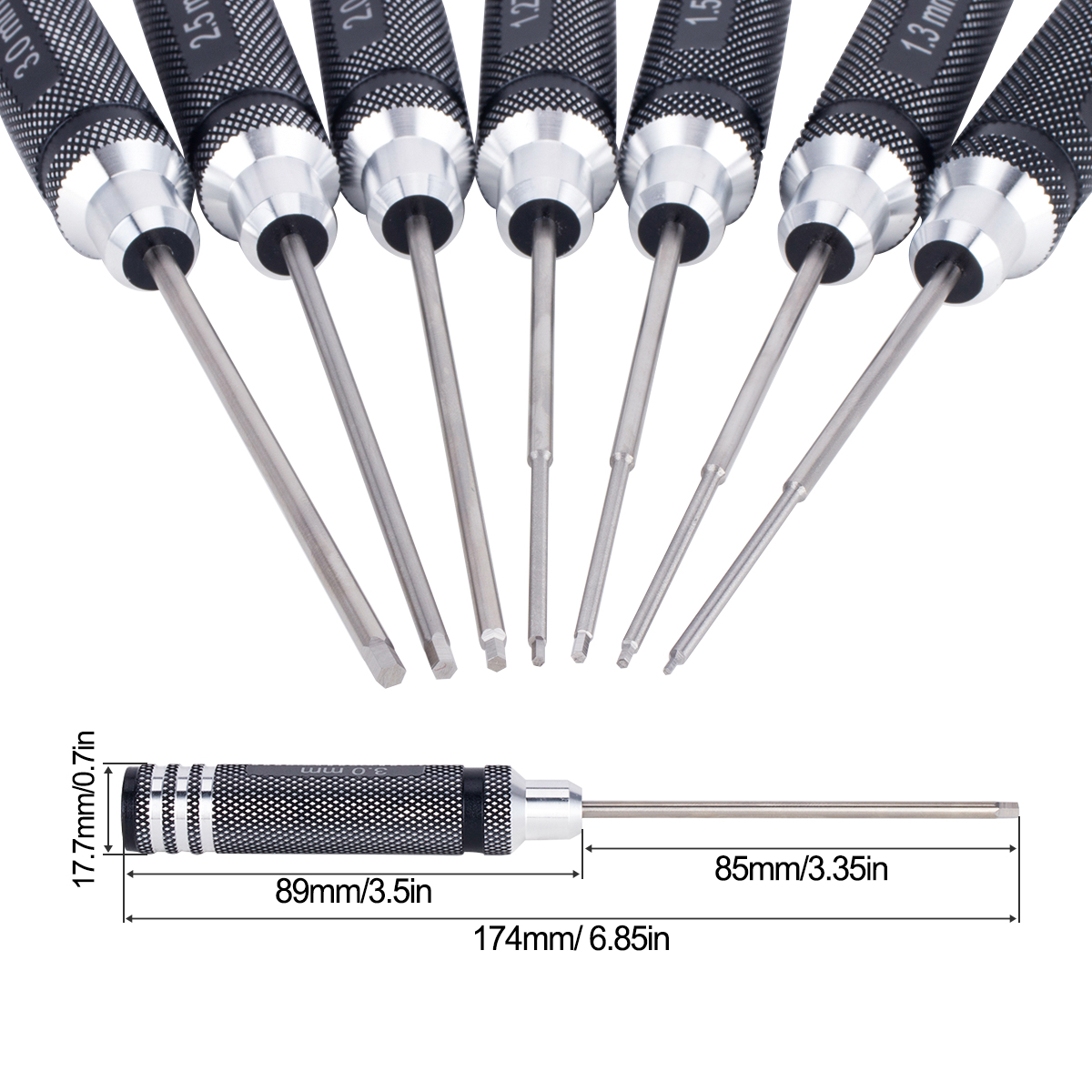 7 IN 1 Steel Hex Socket Profes - đánh giá và giá Rc Helicopter Tool Kit