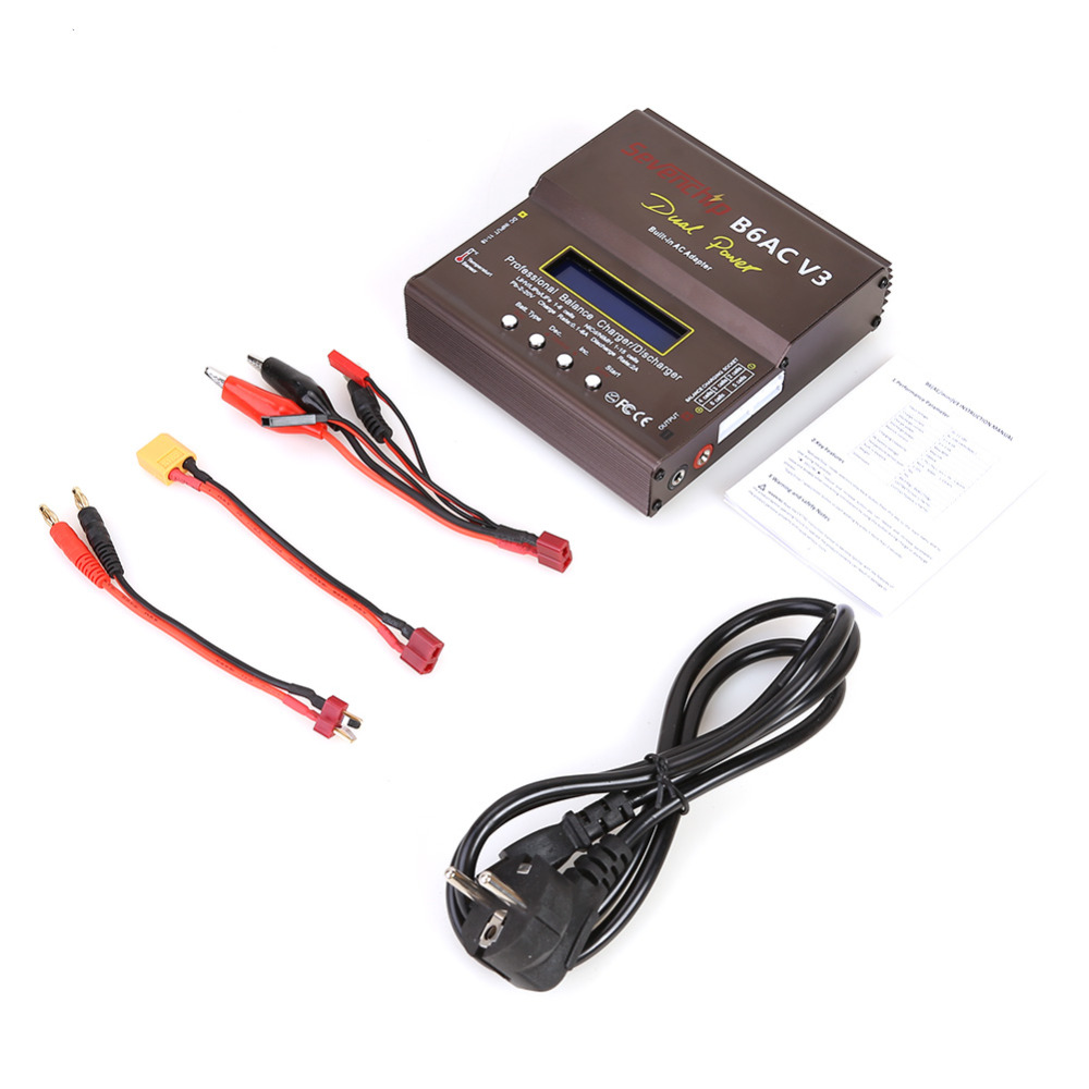 80W imax B6AC V3 Balance Charg - đánh giá và giá Rc Helicopter Charger