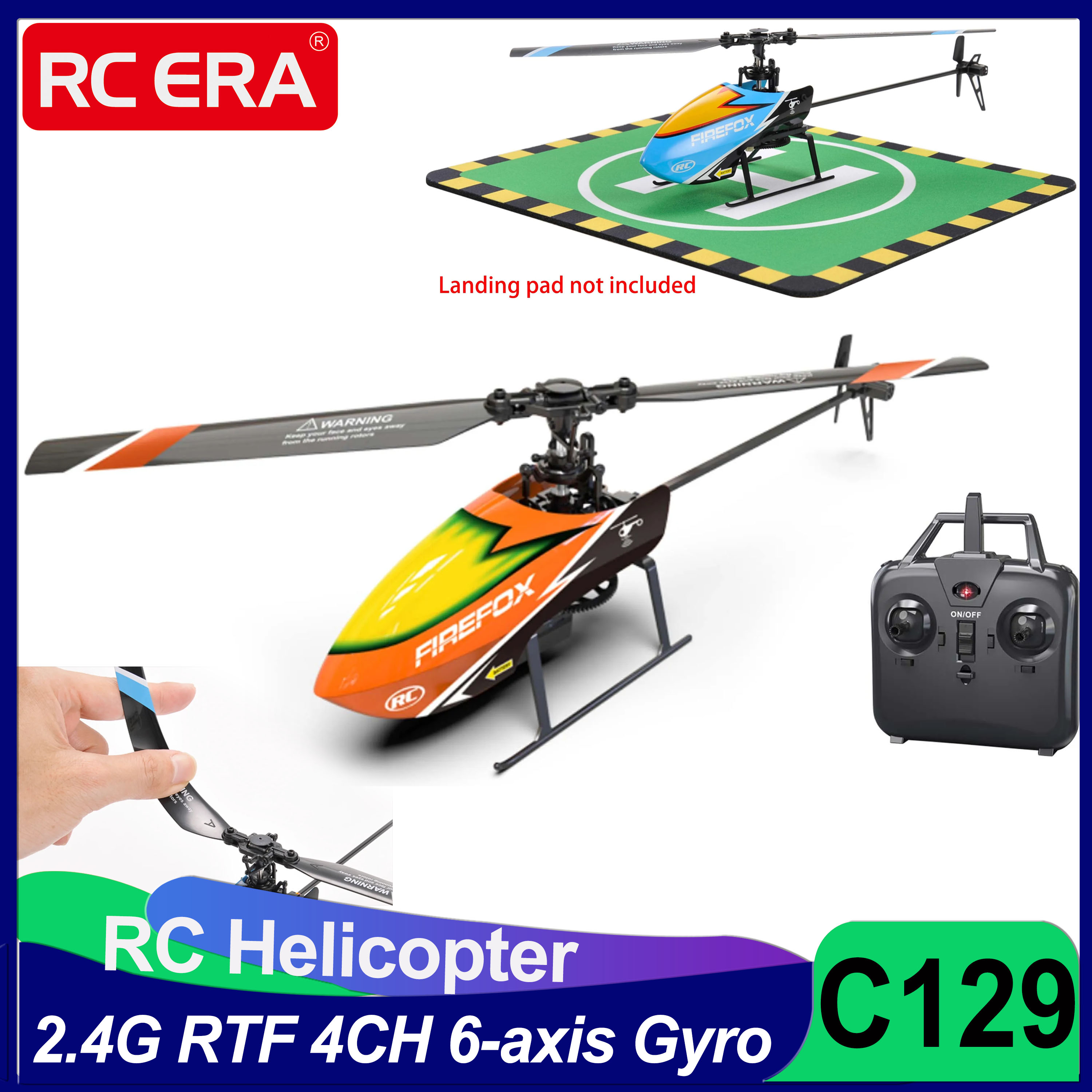 C129 RC Helicopter RTF 4CH 6-a - đánh giá và giá Rc Helicopter Gyro