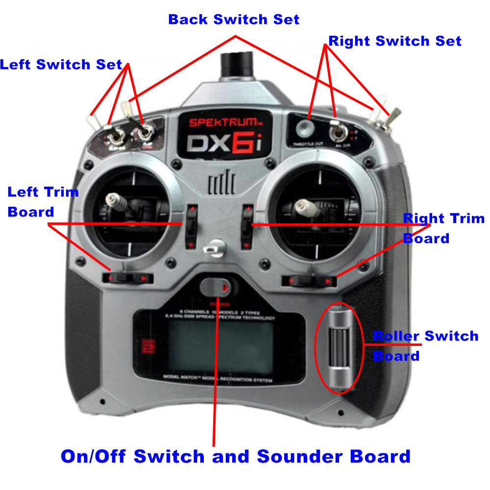 Transmitter Switch Left Set Sp - đánh giá và giá Rc Helicopter Gyro