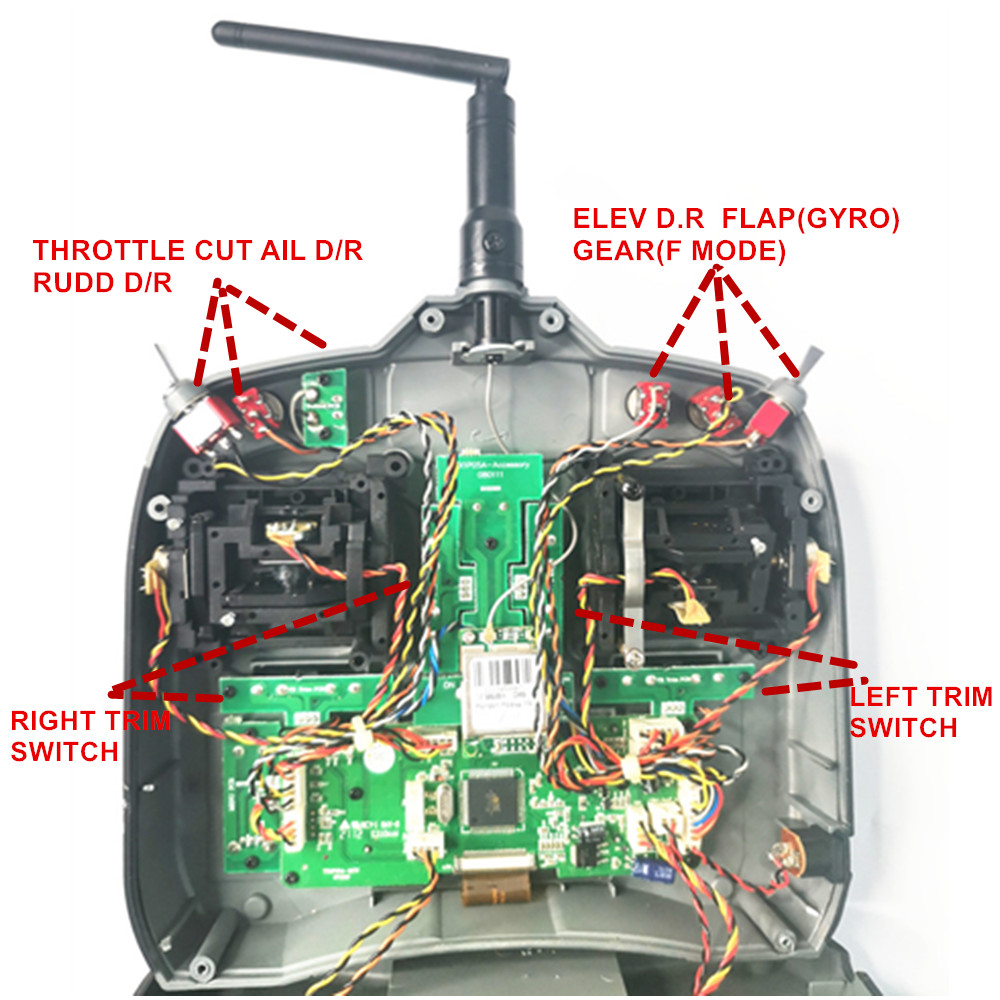 Transmitter Switch Left Set Sp - đánh giá và giá Rc Helicopter Gyro